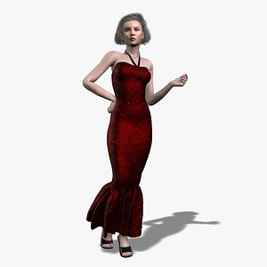3D Beautiful Girl 3D Character model