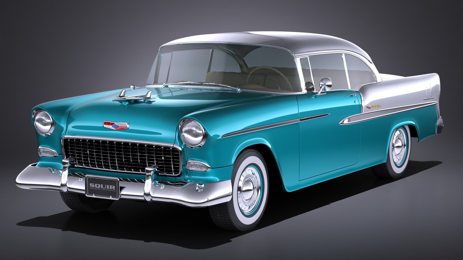 1/18 シボレーベルエア クーペ1955 グリーン Chevy Bel Air 1/18 シボレーベルエアクーペ 1955 グリーンツートン Chevy Bel