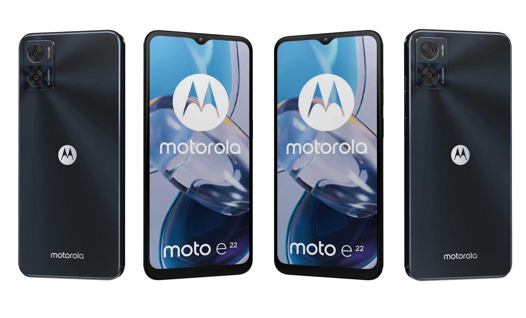 Motorola Moto E22 Black 3D Model - TurboSquid 1964475