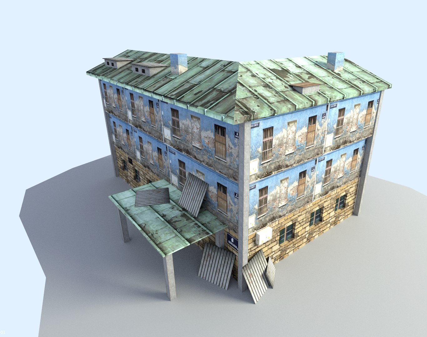 Building Games 3d Model