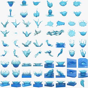 3D Splash Collection big mega pack model