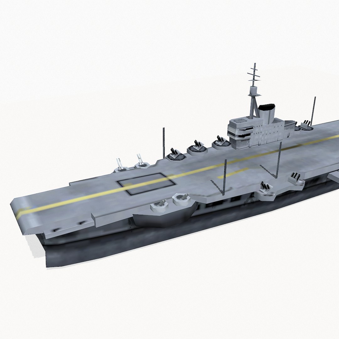 3d Implacable-class Aircraft Carrier Class Model