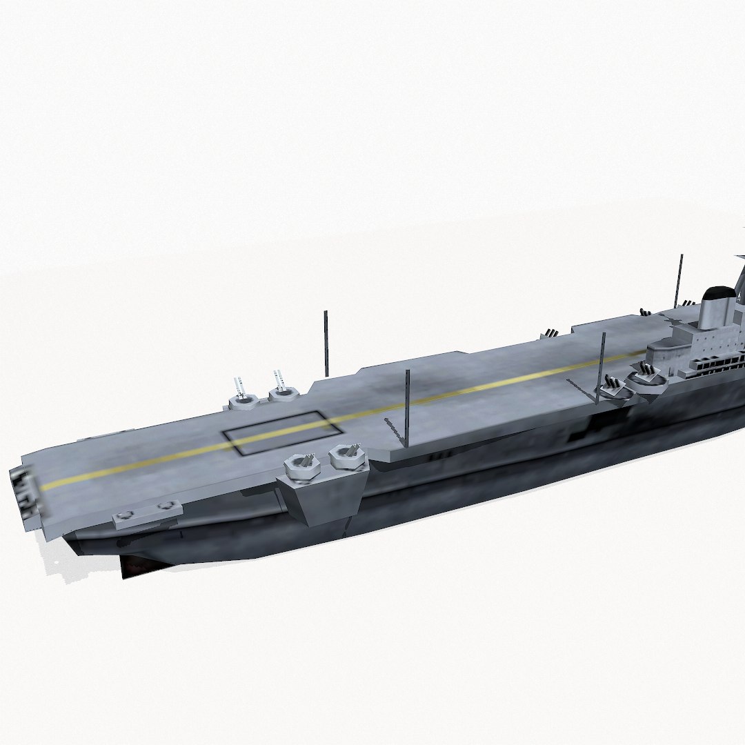 3d Implacable-class Aircraft Carrier Class Model