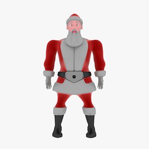 santa claus 3d model