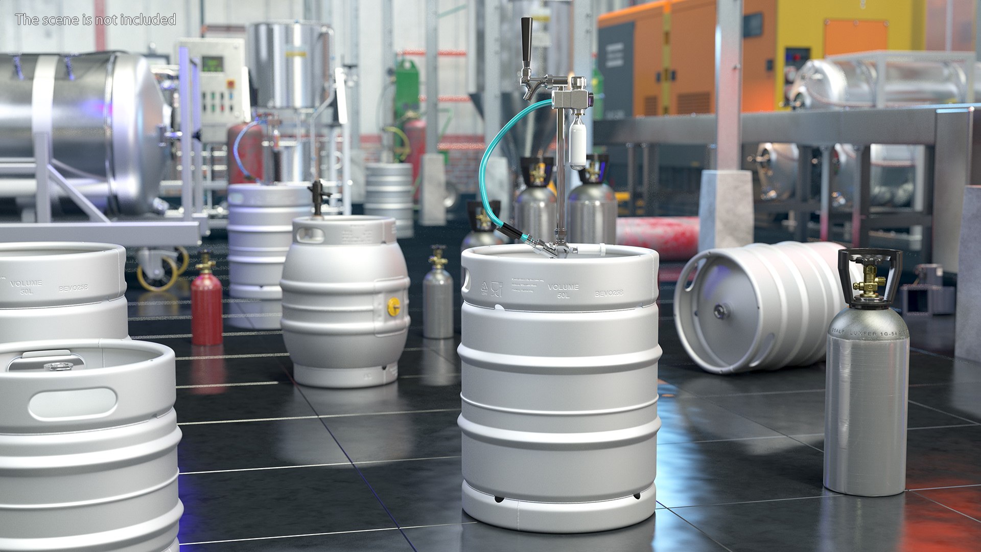 3D model portable co2 draft beer TurboSquid 1625193