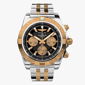 Breitling Chronomat Steel Gold Virtual Model