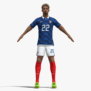 A-Pose Rigged Hugo Ekitike France Worldcup 2026
