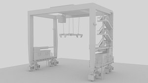 3D model crane