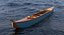 3D canoe paddle model