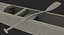 3D canoe paddle model