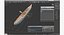 3D canoe paddle model