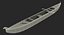 3D canoe paddle model