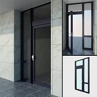 High quality model of door #1: French patio sinigle door