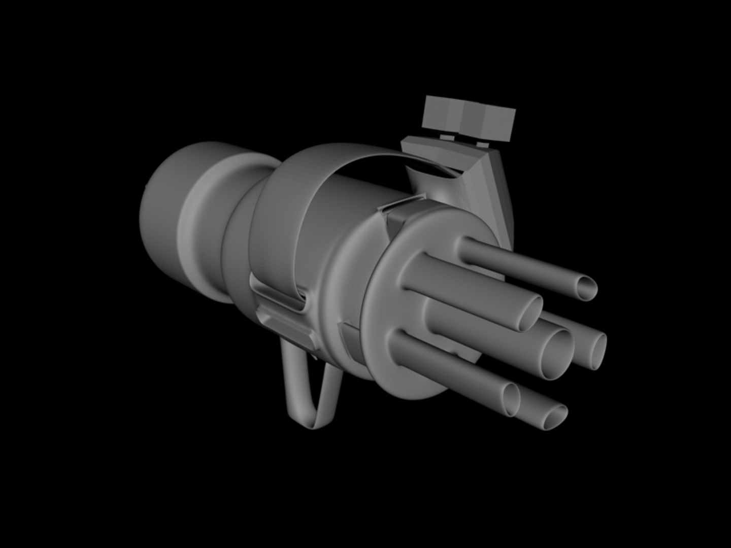 3ds max chain gun