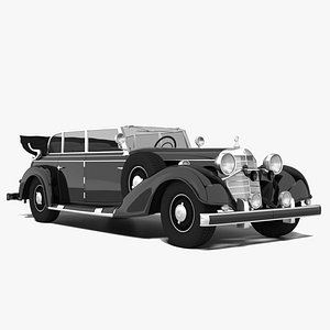 Mercedes-Benz 770K Grosser Classic Luxury Limousine 3D model