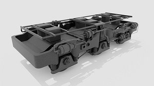 Railway Bogie 3D model