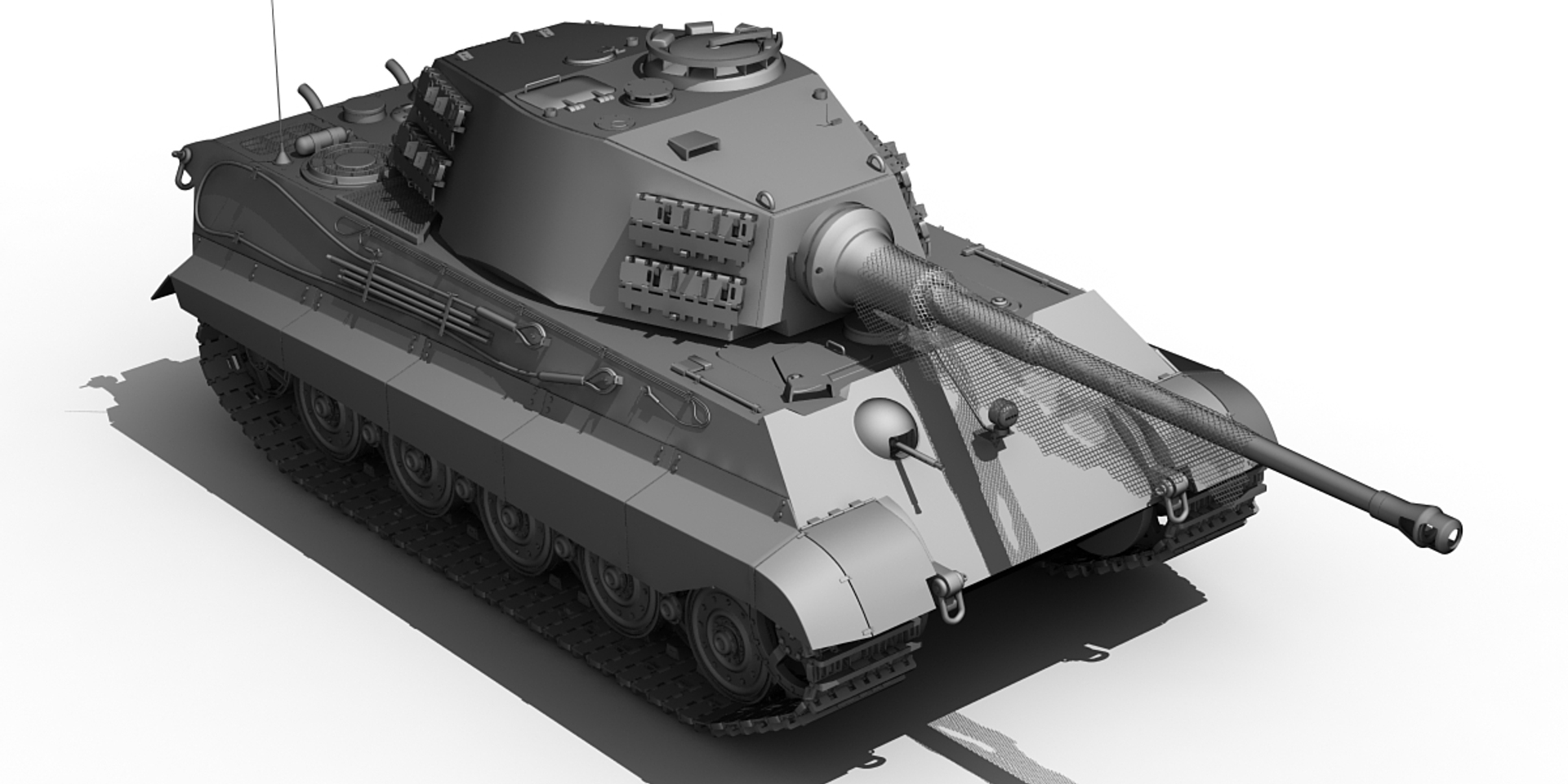 German Tank 3d Model