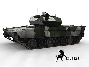 leopard winter scheme 3d model