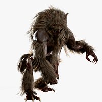 Wolfman - Game Ready Low-poly