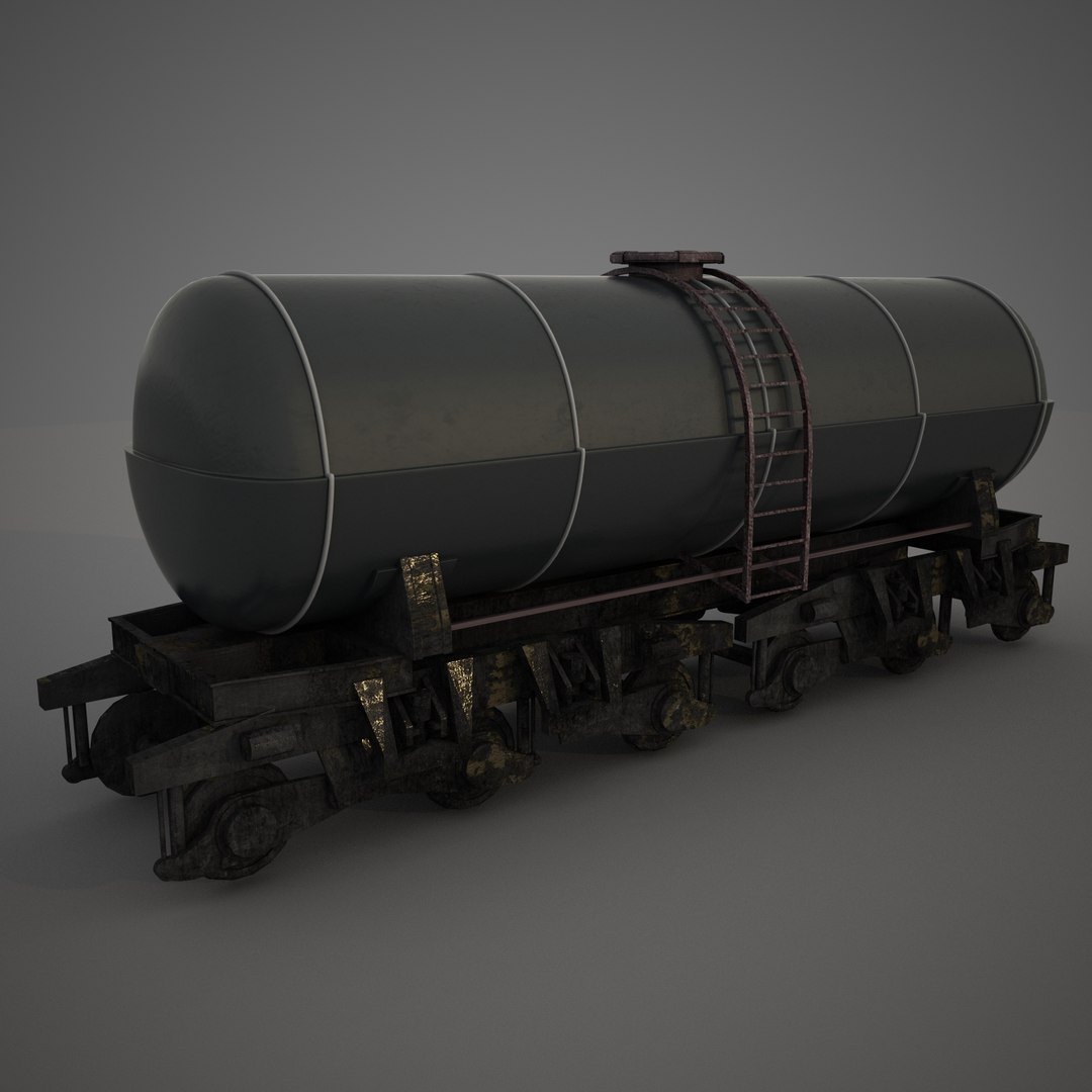 3d model train cargo