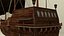 Riesiges Piratenschiff mit Interieur und Zubehör