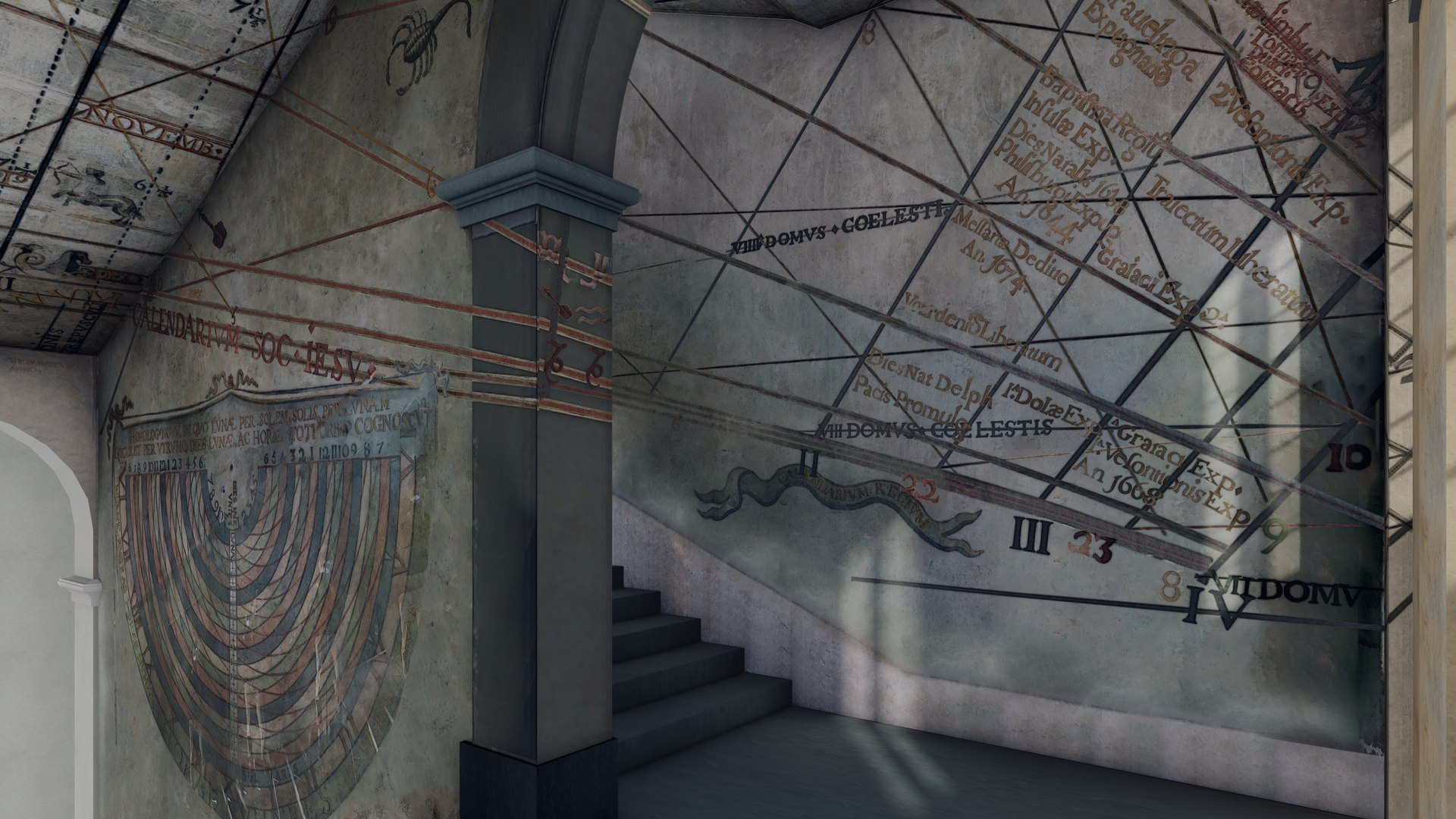 3D model Reflective Sundial clock at Lycee Stendhal Grenoble France ...
