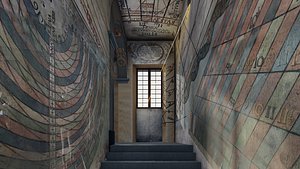 3D model Reflective Sundial clock at Lycee Stendhal Grenoble France