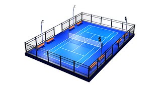 Tennis court A1 model