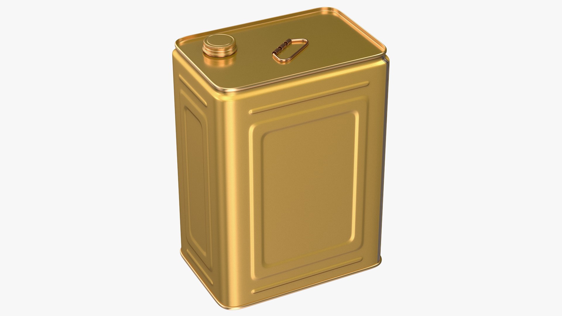 Metal Can 10L 3D model preview