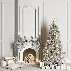 3D model Christmas Decoration Set 04