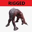 Monster Rigged Zyglorthrax Low poly