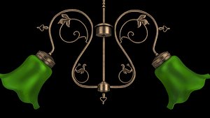 Vintage chandelier 3D model