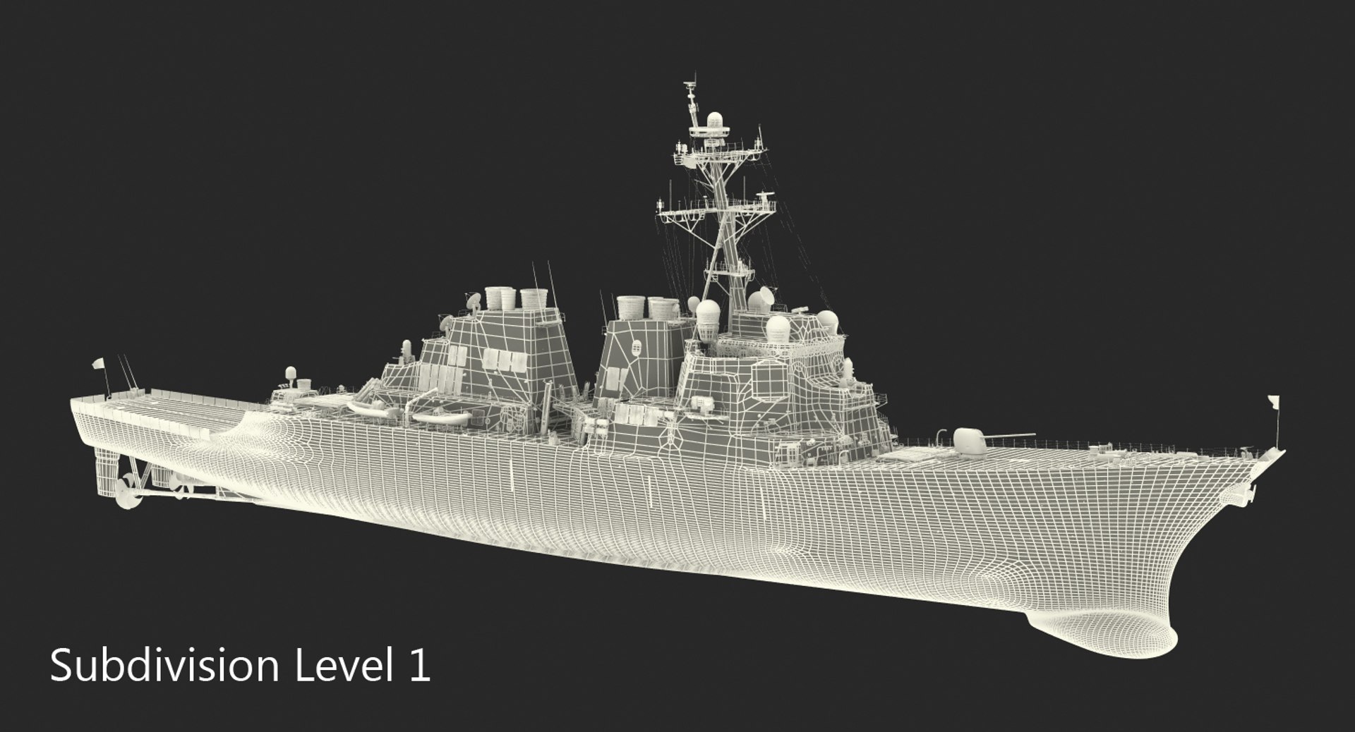 3D model arleigh burke destroyer mcfaul - TurboSquid 1156374