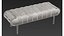 Michael Amini Roxbury park channel tufted bench