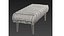 Michael Amini Roxbury park channel tufted bench