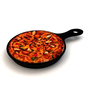 3D Munchie Pizza model