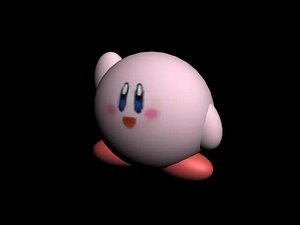 kirby 3d model