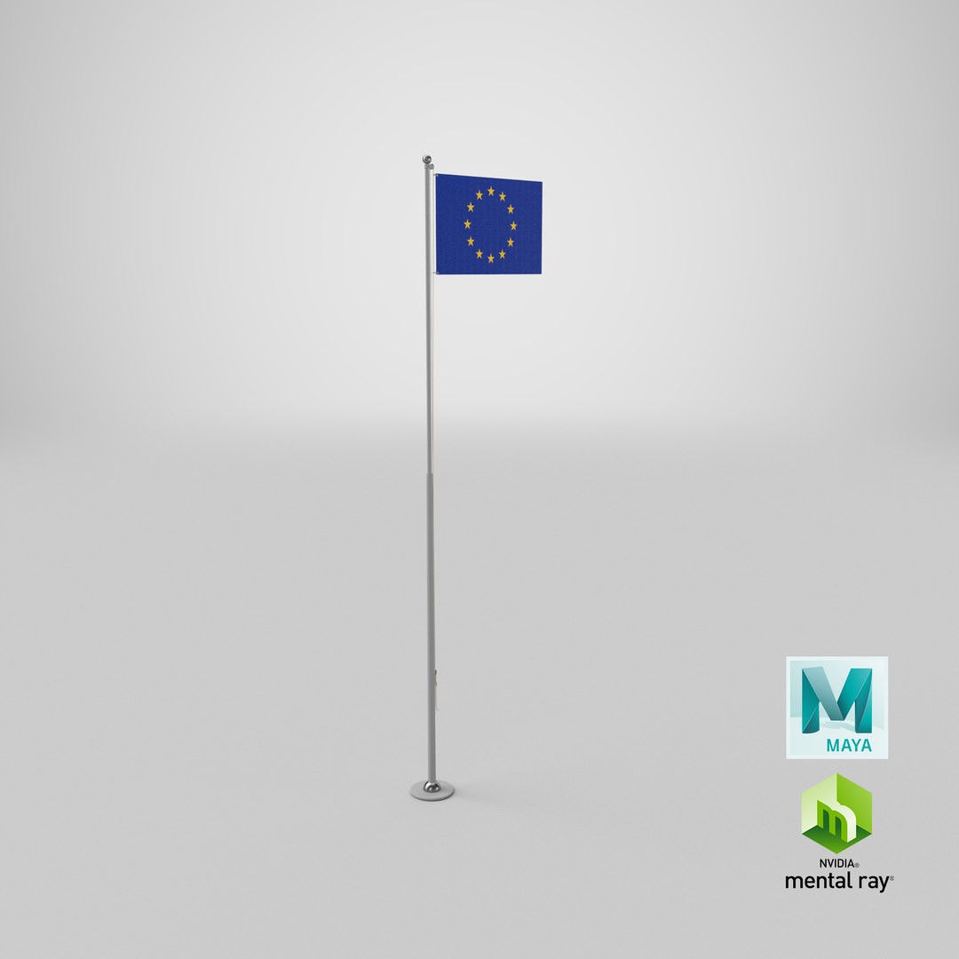 3D Flag of Europe V6 model https://p.turbosquid.com/ts-thumb/Y8/Md65bE/cy/stemcell_maya_mental_ray_render/png/1648307051/1920x1080/fit_q87/a5c6381c2ca6ebe3fea684c32f59f43a28be2600/stemcell_maya_mental_ray_render.jpg