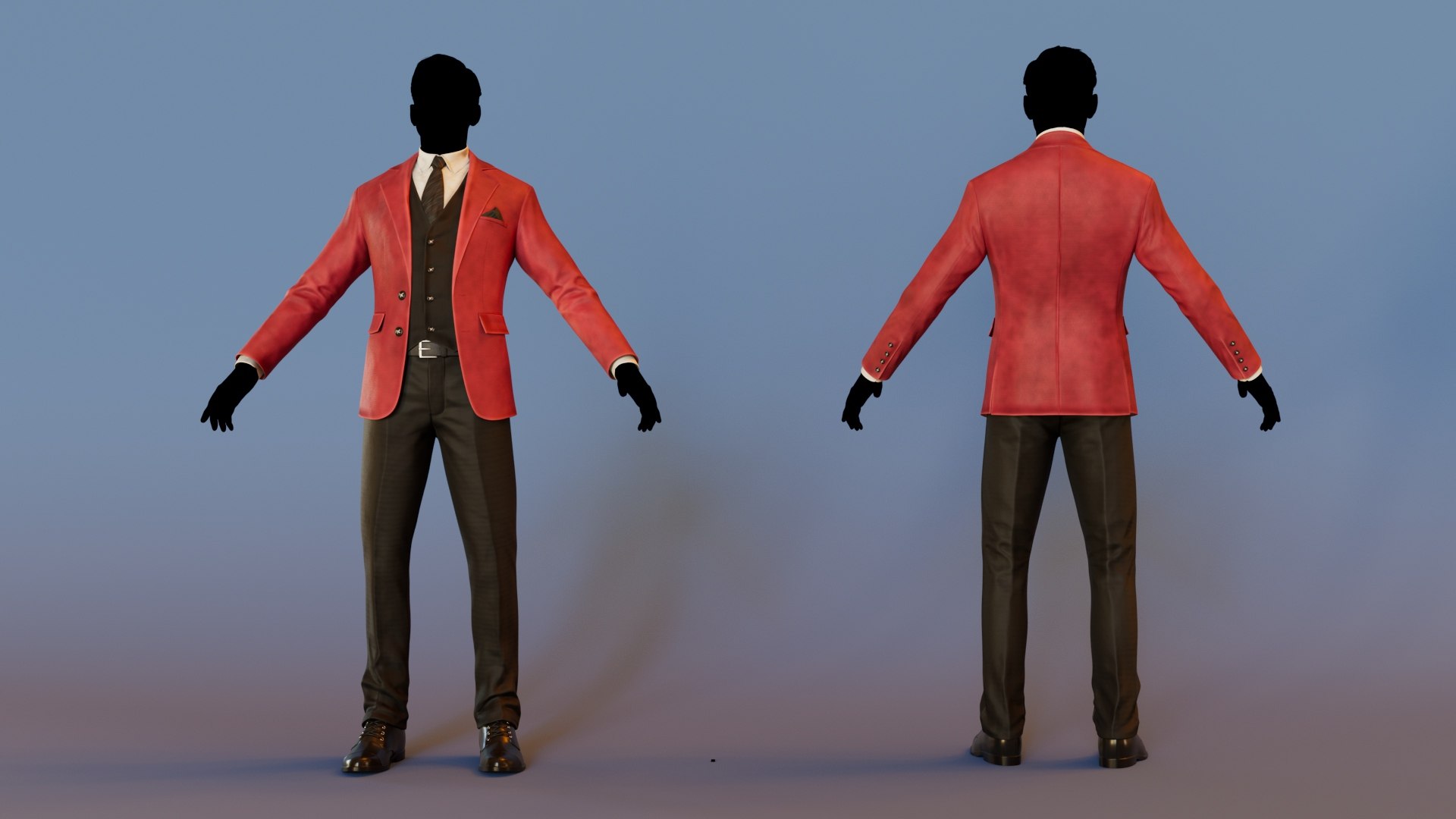 3D Men Pans with Shirt Blazer and Shoes Vest Velvet Red https://p.turbosquid.com/ts-thumb/Y8/OvACBm/VE/velvetred_001/jpg/1742572968/1920x1080/fit_q87/e855ec17174b56d0ee34e2d9e81a2f688f331e15/velvetred_001.jpg