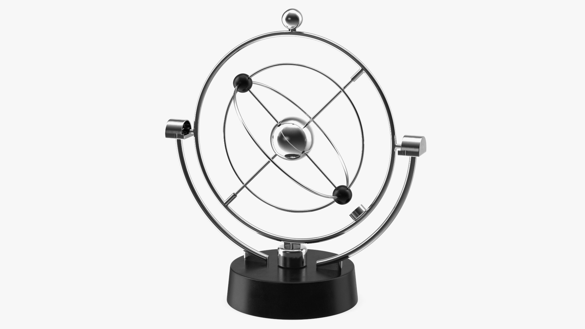 3D Model Orbital Newton Pendulum Model - TurboSquid 1749932