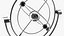 Orbital Newton Pendulum Model