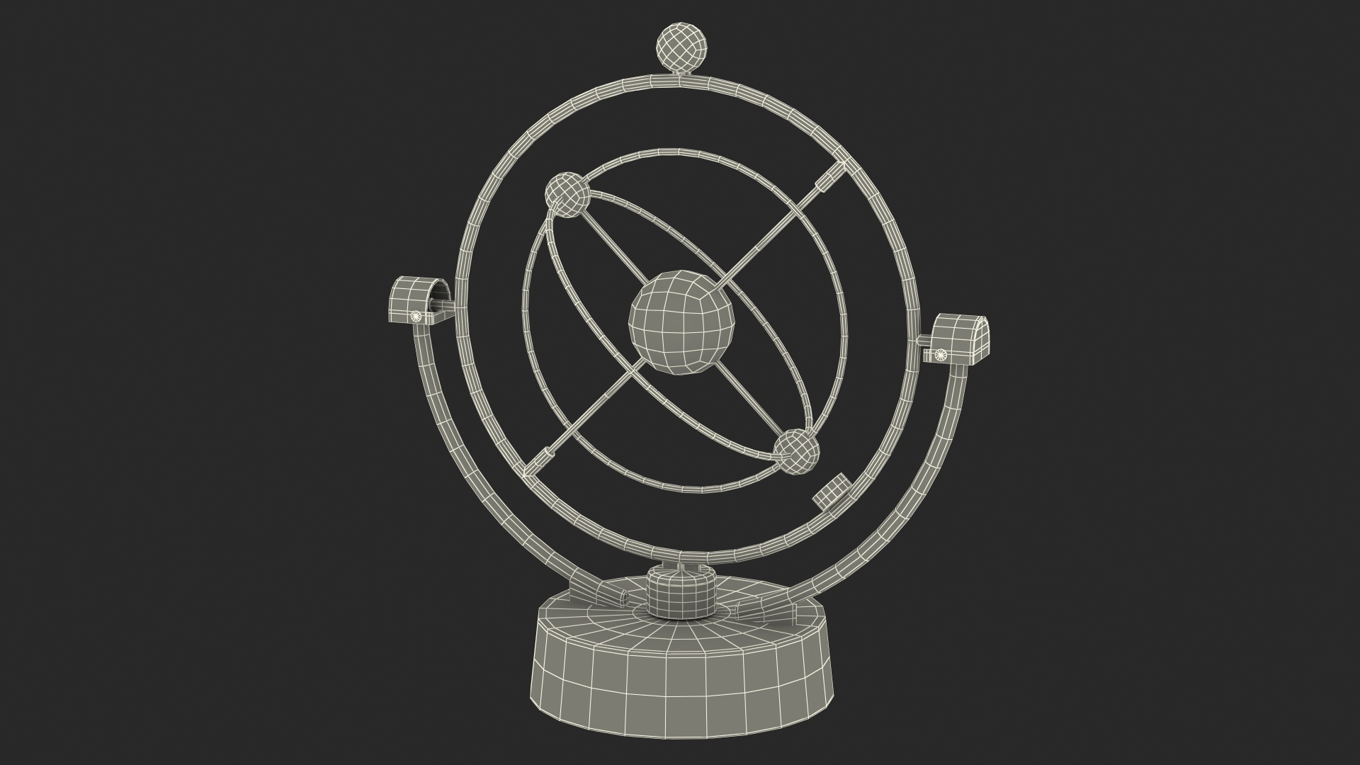 3D Model Orbital Newton Pendulum Model - TurboSquid 1749932
