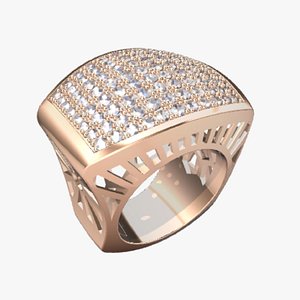 JAPAN FASHION RING 3D model