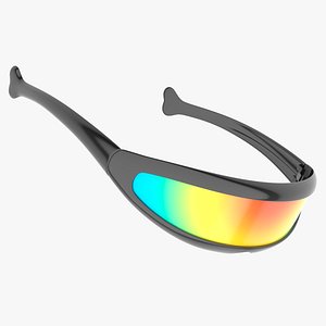 Futuristic Cyclops Shield Sunglasses