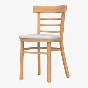 realistic dining chair 3D