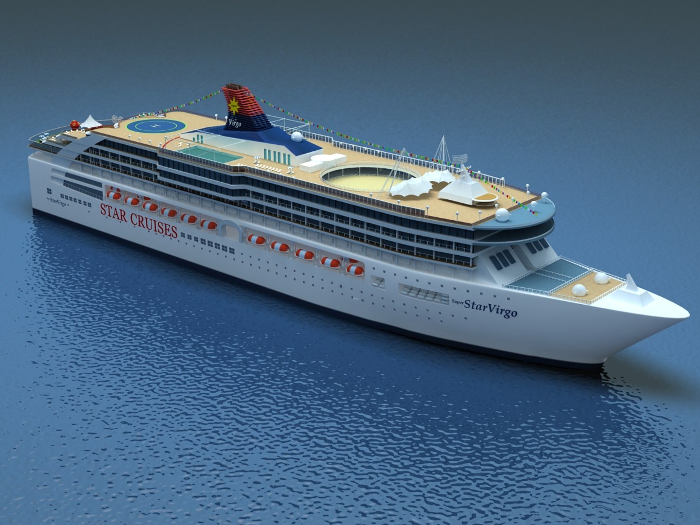 3d cruise ship