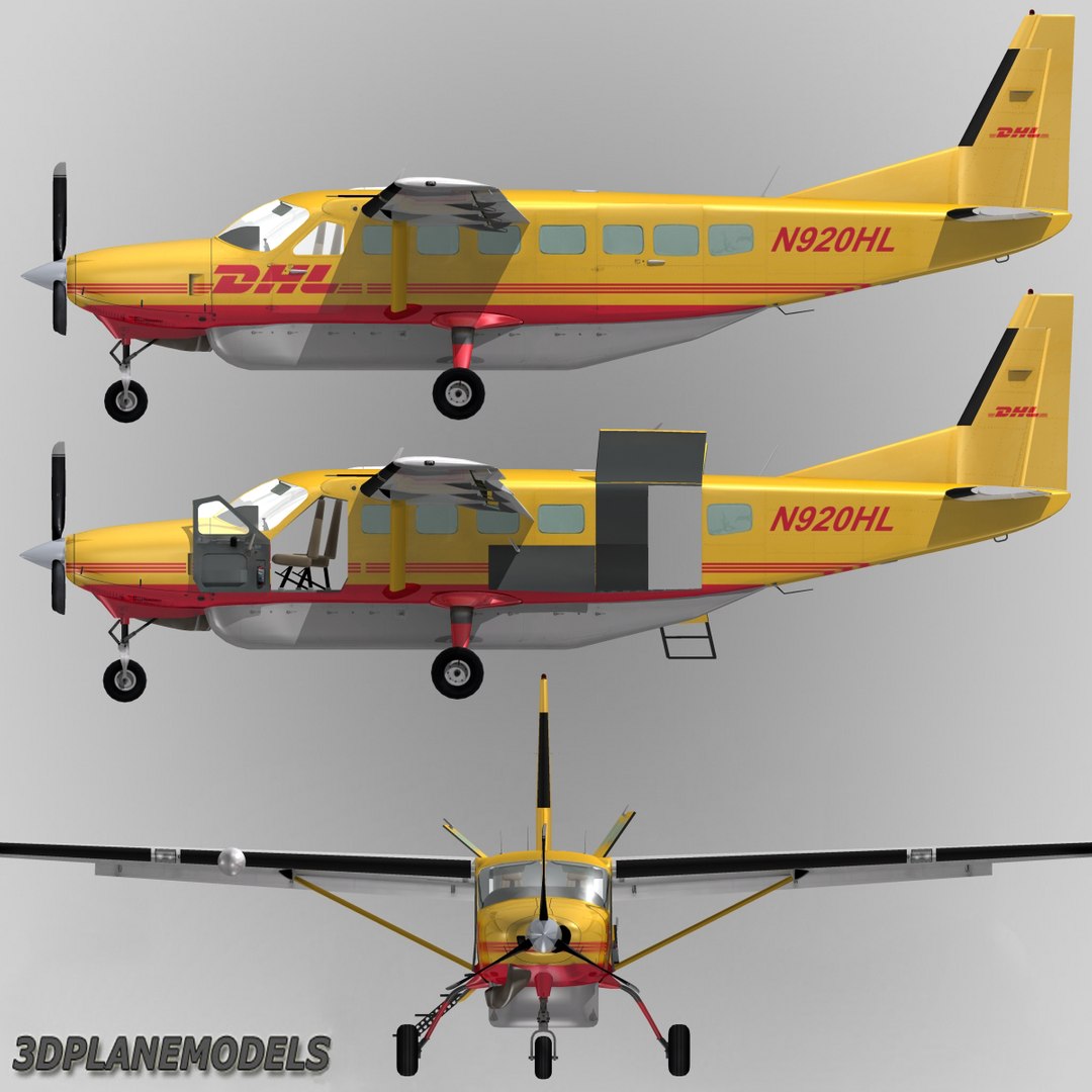 3d Model Cessna 208 Cargo Super