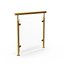Gold Glass Railing model