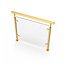 Gold Glass Railing model