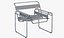 Cadeira Wassily por Marcel Breuer (4 opções)